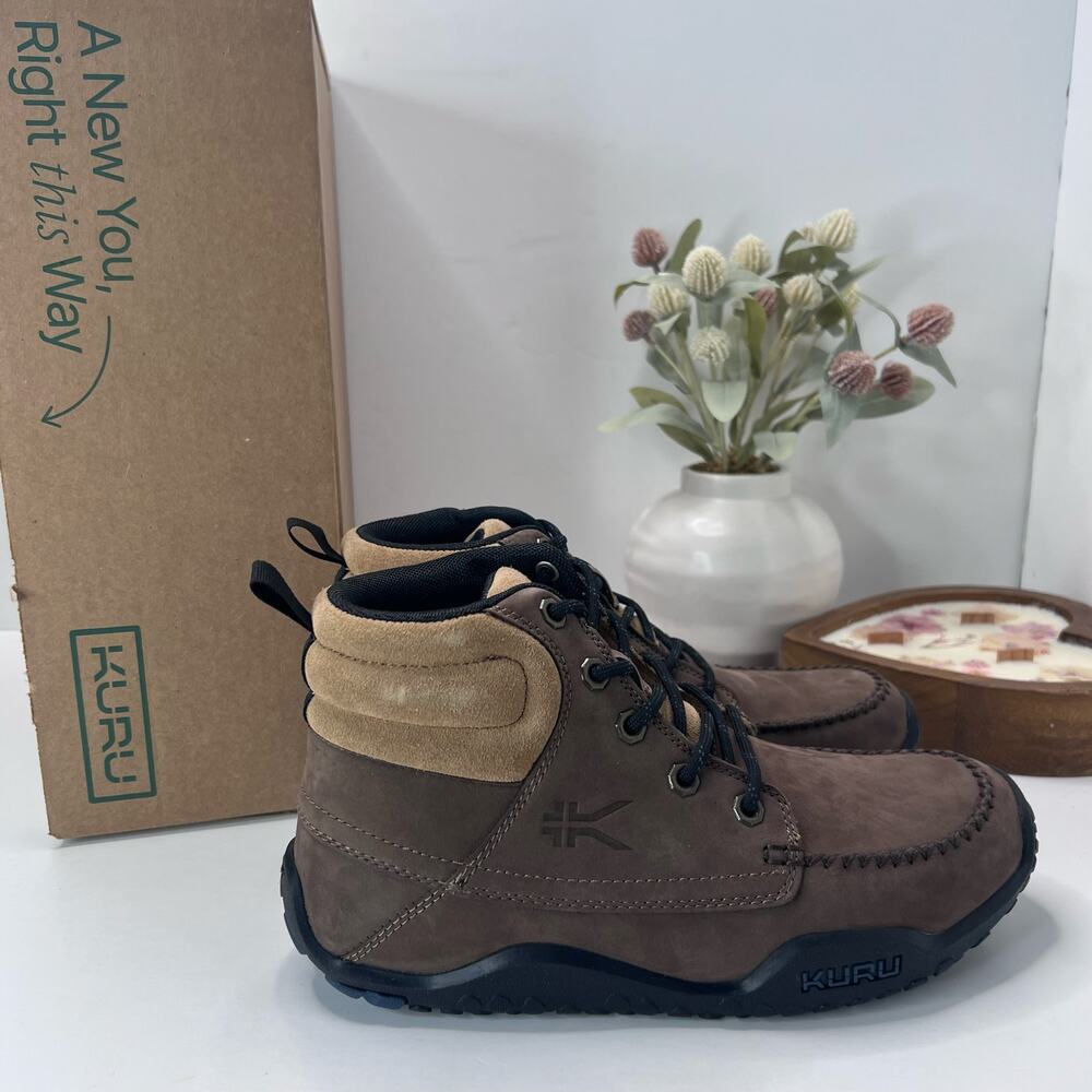 Kuru Quest Outdoor Hiking Rugged Terrain Shoe Mustang Brown/Black Women 9.5M NWB
